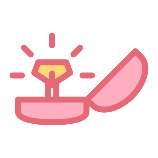 Diamond Ring, Heart Ring, Jewelry Icon With Png And Vector Format