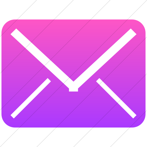 Simple Ios Pink Gradient Broccolidry Email Icon