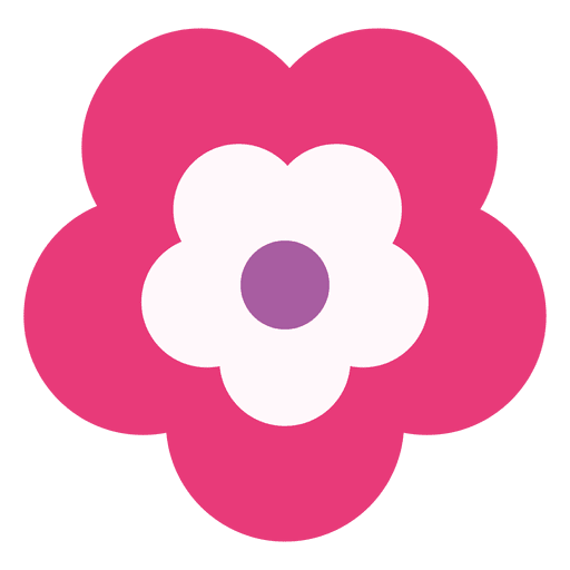 Magenta Flower Icon