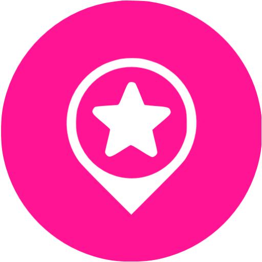 Deep Pink Google Place Optimization Icon
