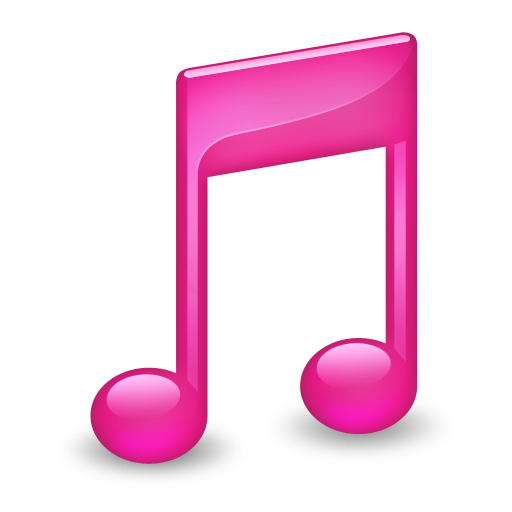 Sidebar Music Pink Icon