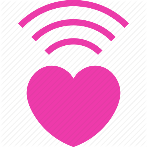 Internet, Love, Radio, Valentine, Wifi, Wireless Icon