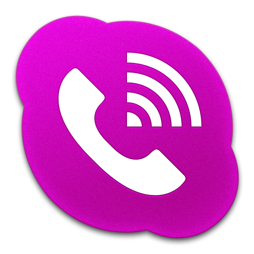 Skype Phone Alt Pink Icon