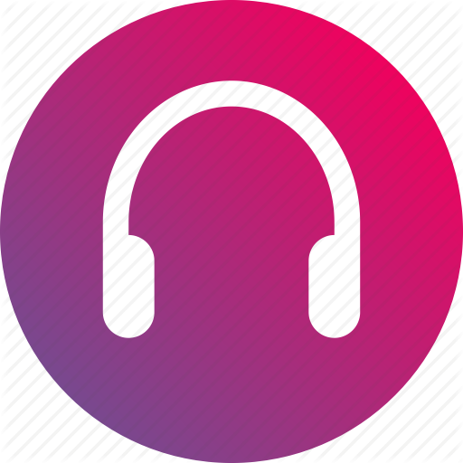 Audio, Gradient, Headphone, Headset, Phone Icon