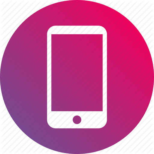 Cellphone, Gradient, Mobile, Phone, Smartphone, Telephone Icon