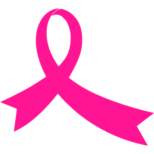 Deep Pink Ribbon Icon