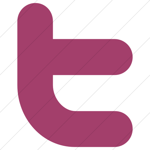 Simple Pink Raphael Twitter Icon