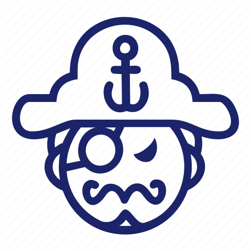 Piracy, Pirate, Sailor, Sea, Set Icon