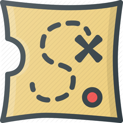 Location, Map, Pirate, Position, Treasure Icon