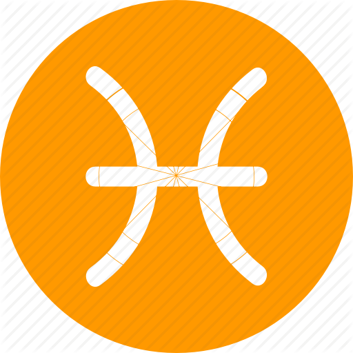 Natal Chart, Pisces, Tarot, Zodiac Sign Icon