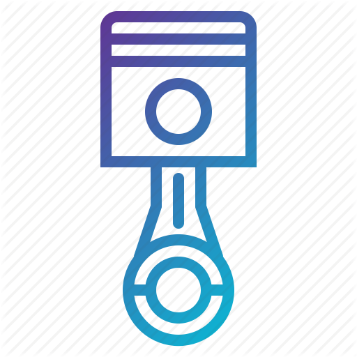 Car, Part, Piston, Vehicle Icon