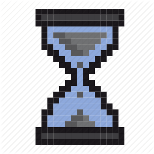Clock, Hourglass, Pixel Art, Productivity, Sand, Time, Timer Icon