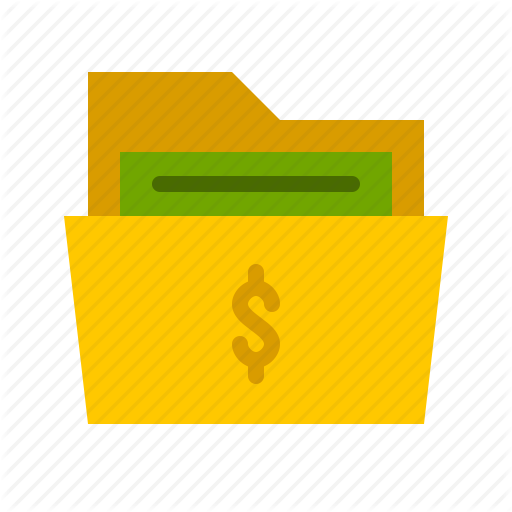 Bank, Document, Dollar, Finance, Folder, Money, Paper Icon