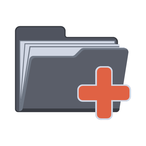 Plus Folder Icon Flat Folder Iconset Pelfusion