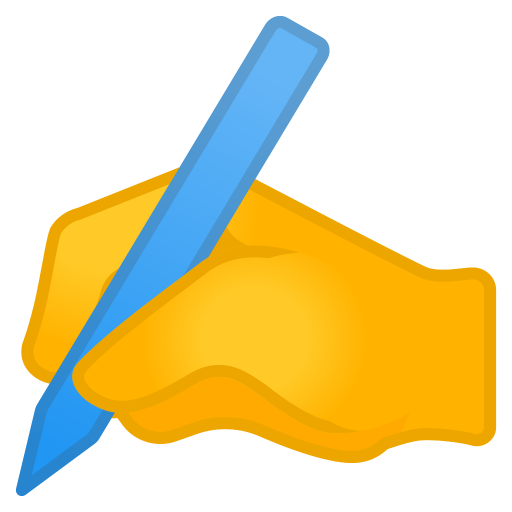 Writing Hand Icon Noto Emoji People Bodyparts Iconset Google