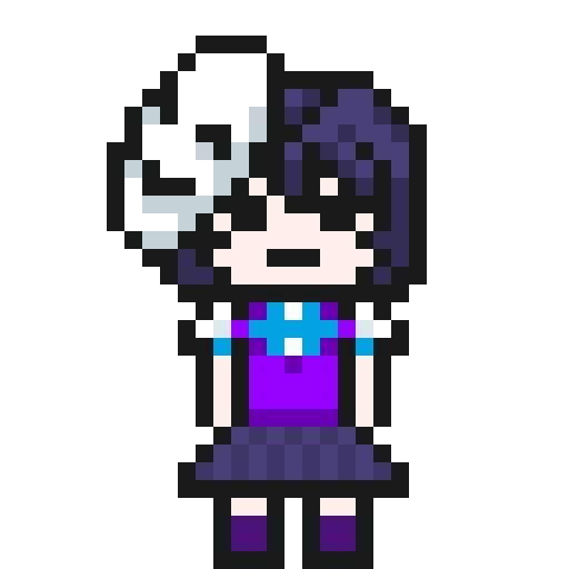 Pixel Icon Of Kageyama Ochinko