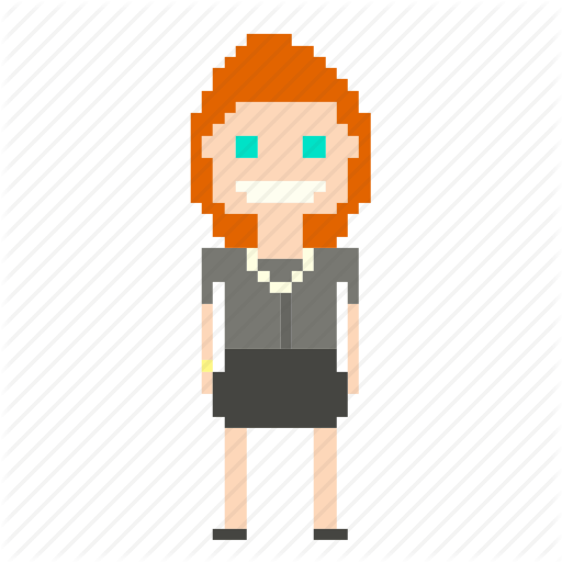 Avatar, Female, Girl, Person, Pixels, Woman Icon