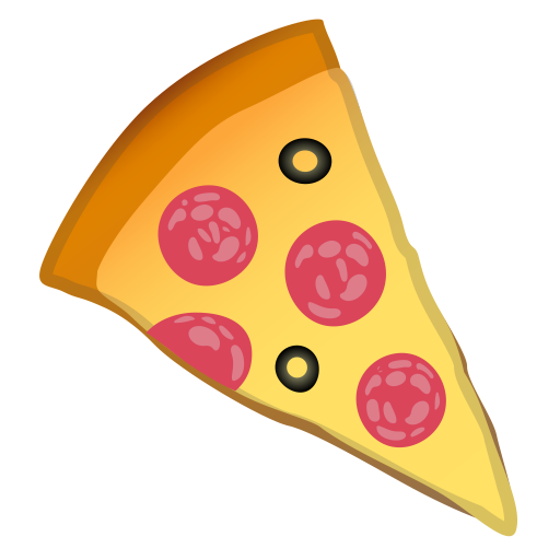 Pizza Icon Noto Emoji Food Drink Iconset Google