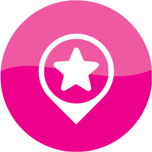 Web Deep Pink Google Place Optimization Icon