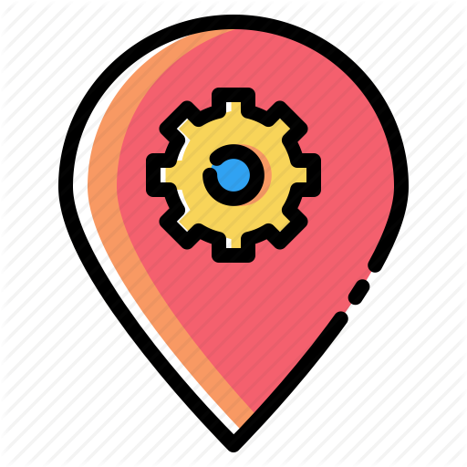 Market, Optimization, Pin, Place, Preferences, Settings Icon