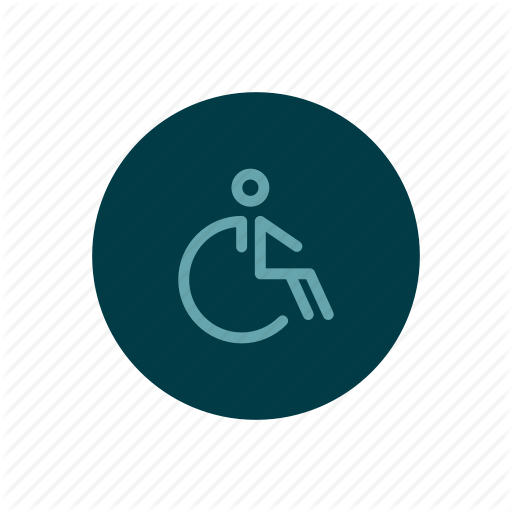 Disabled, Hospital, Old, Paraplegic, Patient, Wheelchair Icon