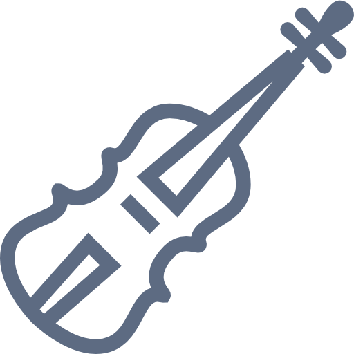 Violin, Musical, Instrument Icon Free Of Musical Instruments Plain