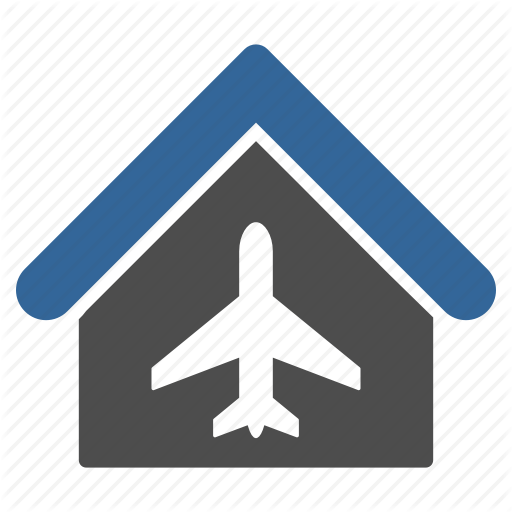 Aircraft, Airplane, Building, Factory, Hangar, Plane, Storage Icon