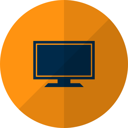 Yellow, Plasma, Tv Icon Free Of Hotel And Spa Icons