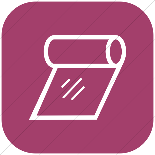 Flat Rounded Square White On Pink Ocha Humanitarians