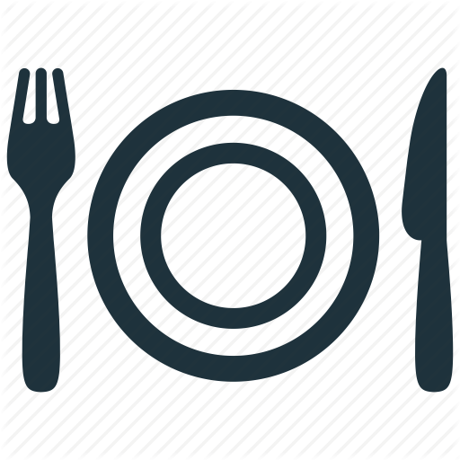 Cutlery, Dish, Fork, Knife, Plate Icon