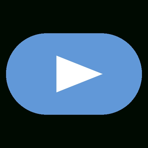 Play Button Flat Icon Transparent Png Vector Pertaining