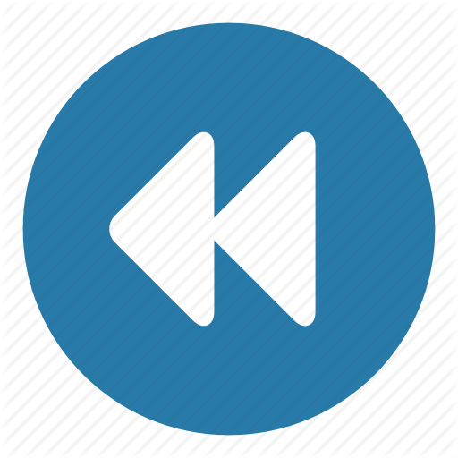 Back Arrow, Forward, Pause, Play, Rewind, Video Back Icon