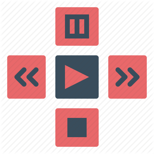 Forward, Pause, Play, Stop Icon