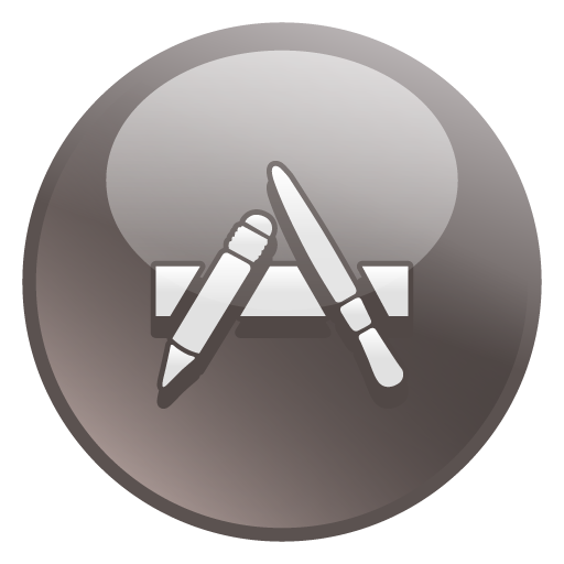 Apple Play Store Icon Glossy Social Iconset Social Media Icons