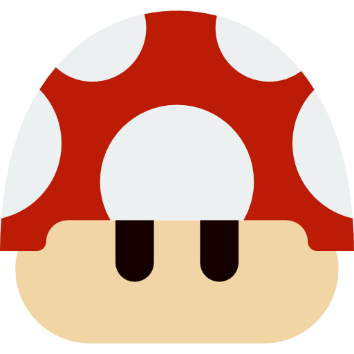 Mushroom, Play, Video Game Icon
