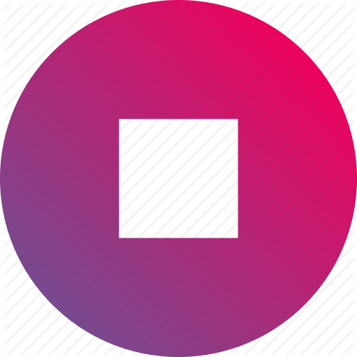 Audio Controls, Gradient, Playback, Square, Stop Icon