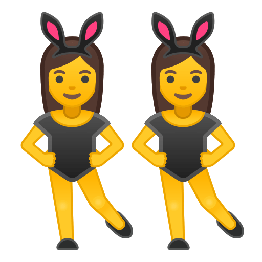 People With Bunny Ears Emoji Meaning With Pictures From A To Z