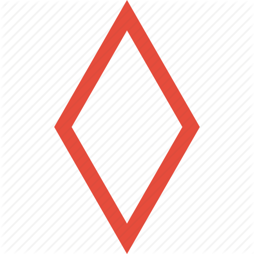 Diamond, Gamble, Geometric, Playing Cards, Rhombus, Shape, Tile Icon
