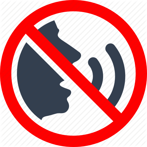 Circle, Danger, Forbidden, Information, Library, No Talking