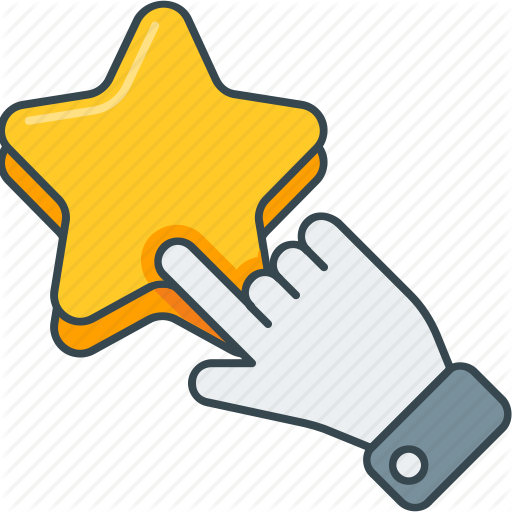 Click, Favorite, Gesture, Hand, Please, Press, Rate, Star Icon