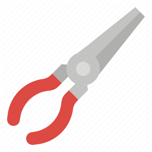 Needle, Nose, Pliers, Tool Icon