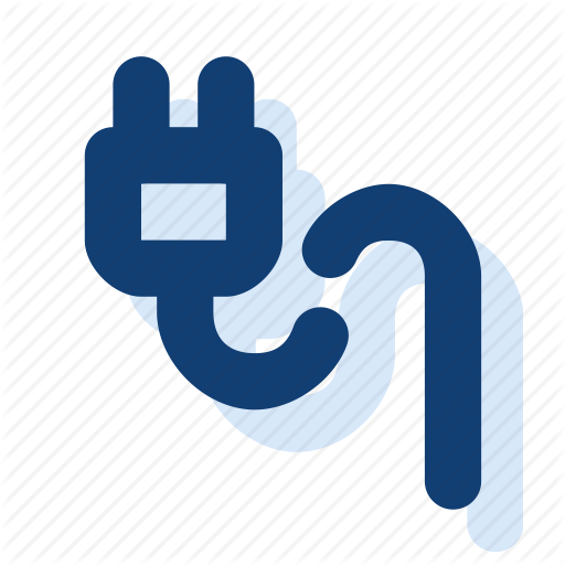 Plug, Power, Power Cord, Power Plug, Wall Plug Icon