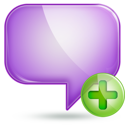 Chat Plus Icons, Free Chat Plus Icon Download