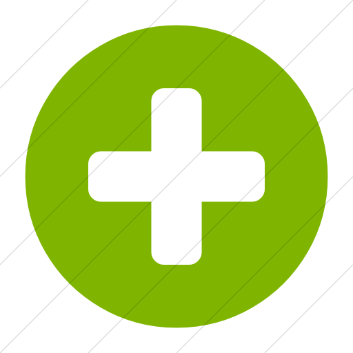 Simple Green Bootstrap Font Awesome Plus Circle Icon