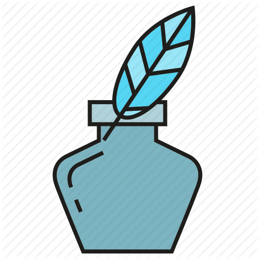 Author, Feather, Inkwell, Novelist, Poet, Writer, Writing Icon