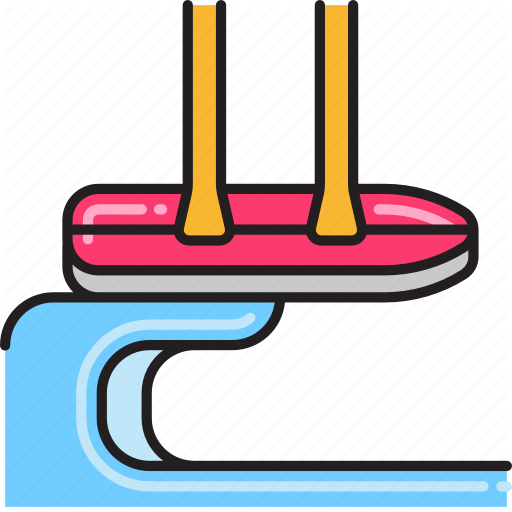 Surf, Surfboard, Surfing Icon