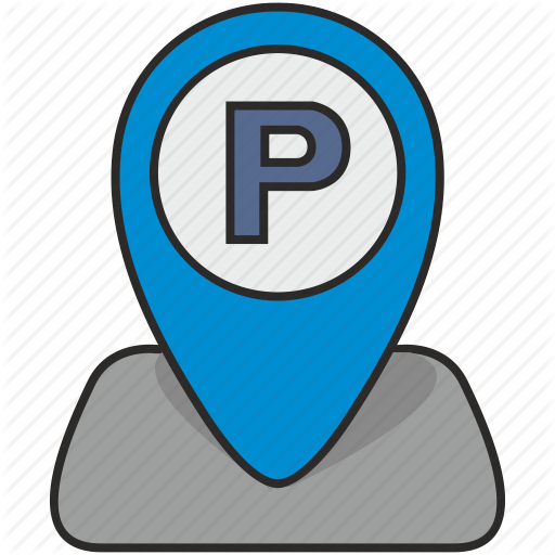 Car, P, Parking, Place, Poi, Pointer, Road Icon