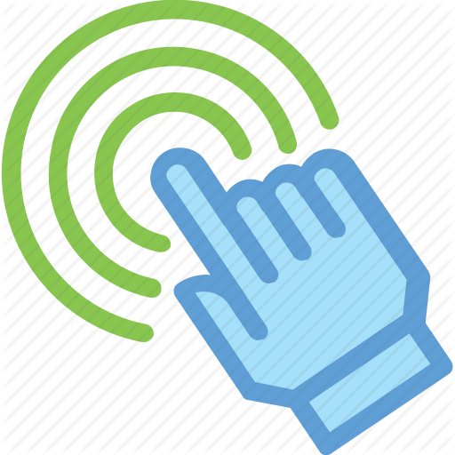 Click, Finger Touch, Hand Gesture, Hand Touch, Pointing Finger Icon