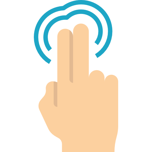 Gesture, Tap, Hands, Pointing, Finger, Gestures Icon