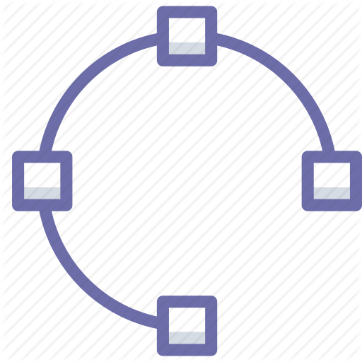 Open, Path, Points Icon